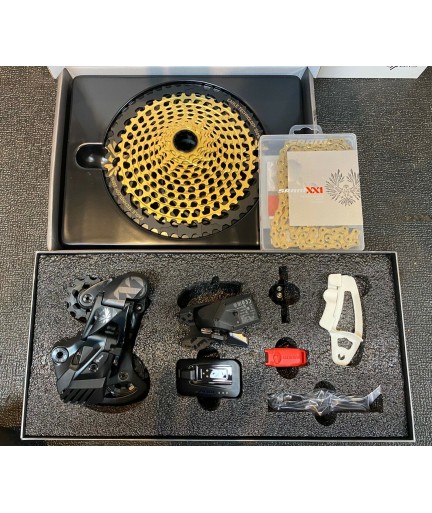 Sram XX1 Eagle AXS Upgrade Kit 11x12 Gold Plus Chain